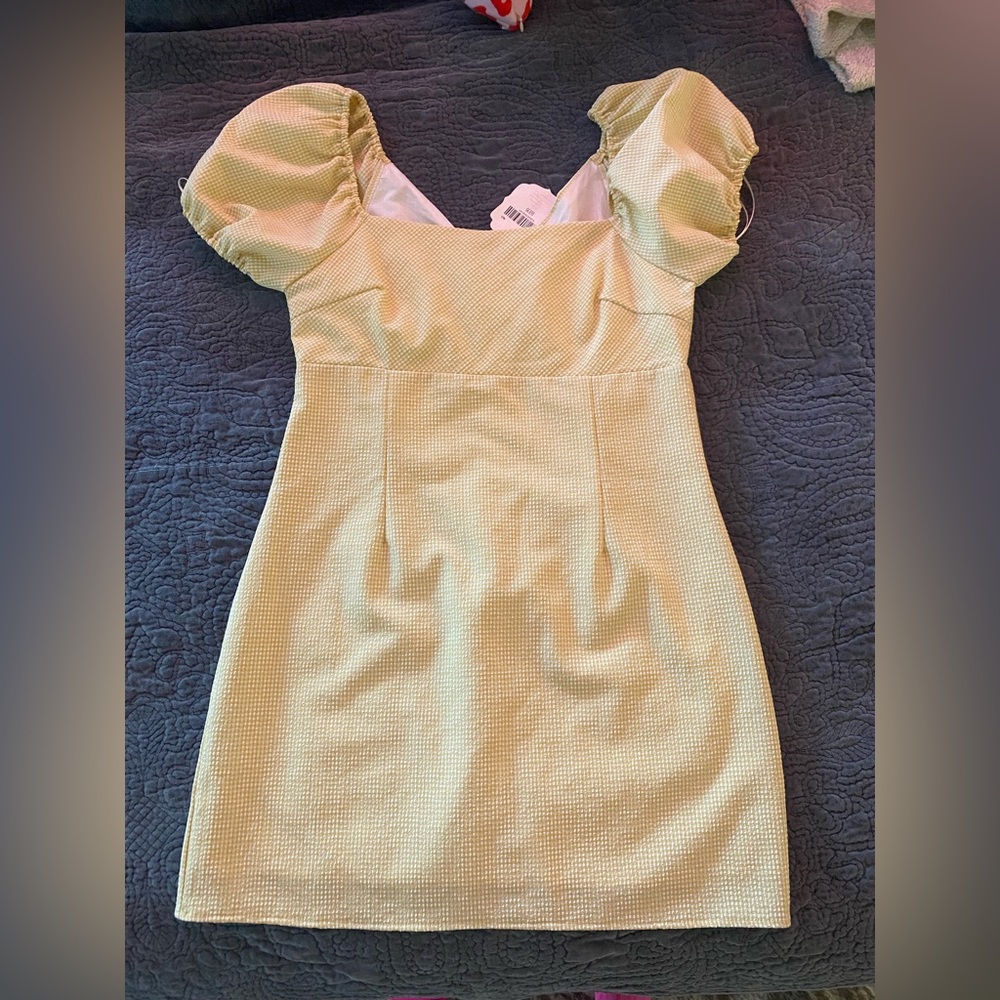 Yellow short Dress